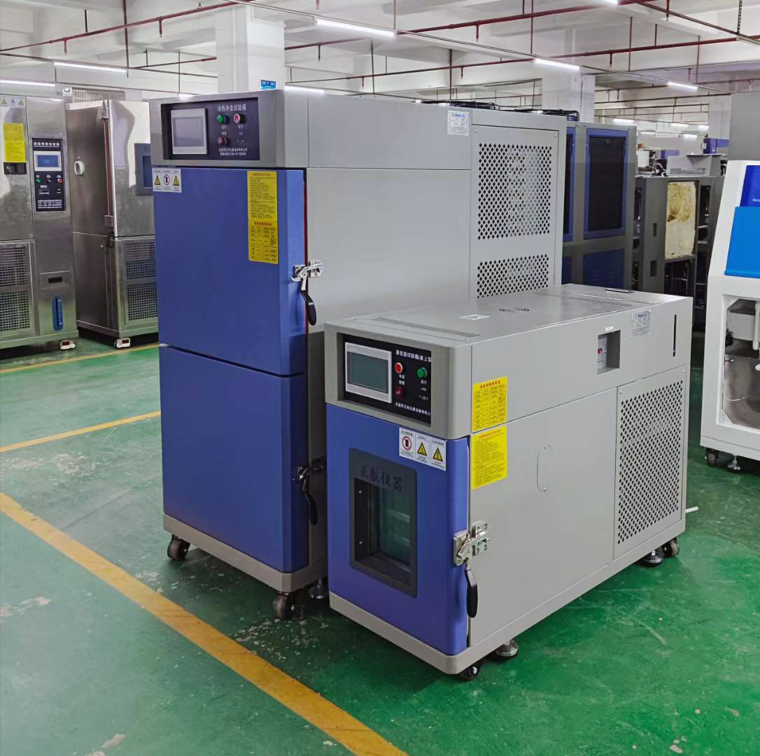 22L冷熱沖擊試驗箱和49L恒溫恒濕試驗箱?發貨浙江客戶公司