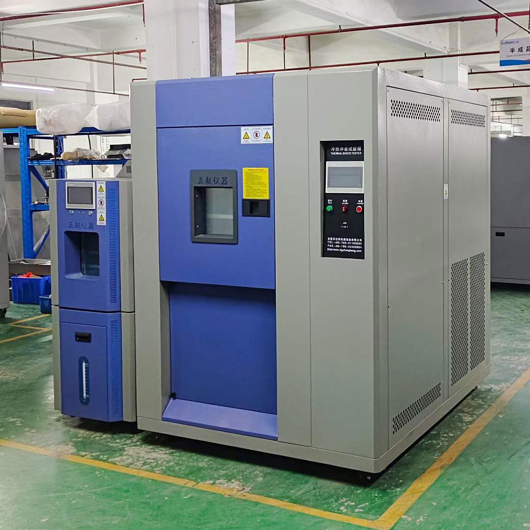水冷式冷熱沖擊試驗箱與恒溫恒濕試驗箱送貨深圳老客戶公司。